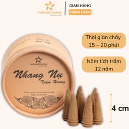 Thumbnail Nhang nụ trầm hương khói ngược THIÊN MỘC HƯƠNG tặng 1 thác khói, hương nụ xông nhà thơm, đón tài lộc 3