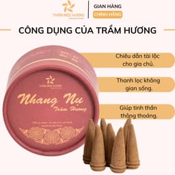 Thumbnail Nụ trầm hương cao cấp tặng 1 thác khói trầm hương khói ngược THIÊN MỘC HƯƠNG hộp 40 nụ 16 năm 3