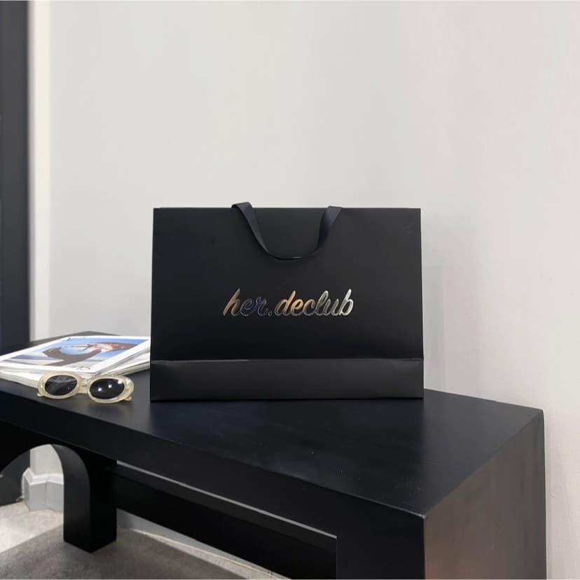 Ảnh Túi giấy đen Her.declub 1