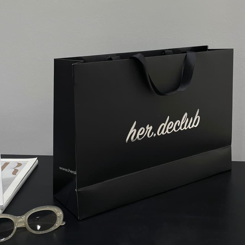 Ảnh Túi giấy đen Her.declub 2