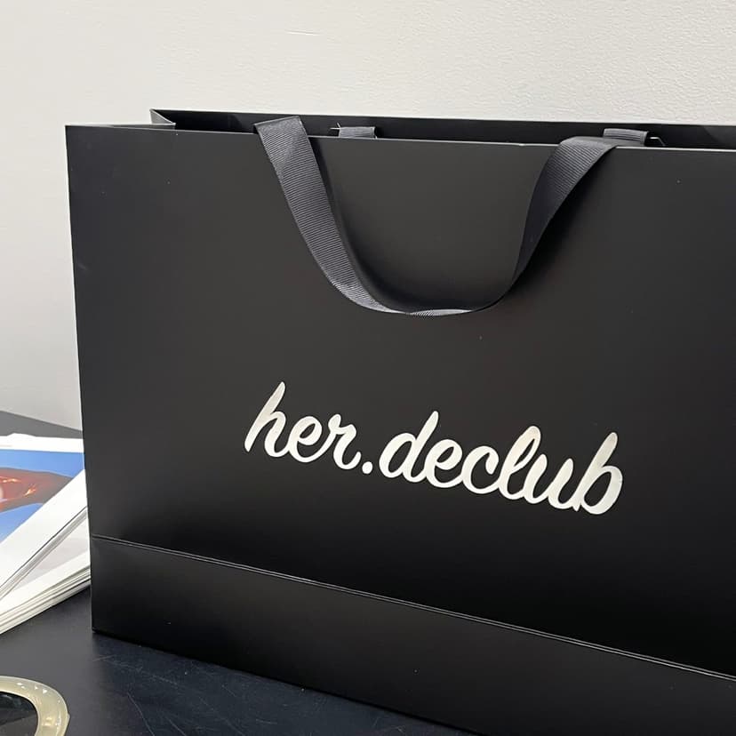 Ảnh Túi giấy đen Her.declub 3