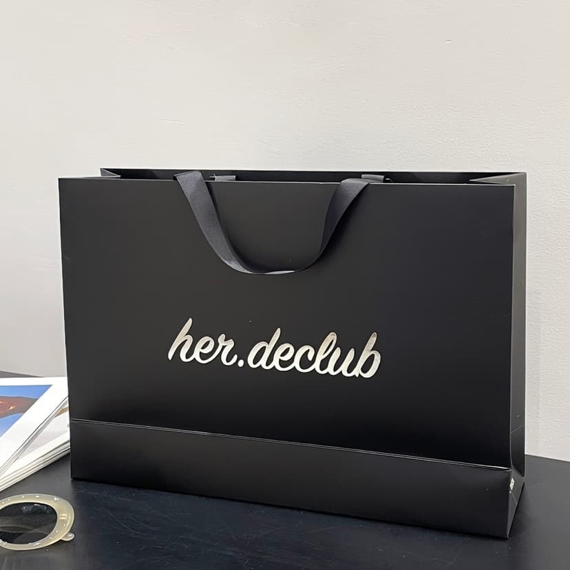 Ảnh Túi giấy đen Her.declub 4