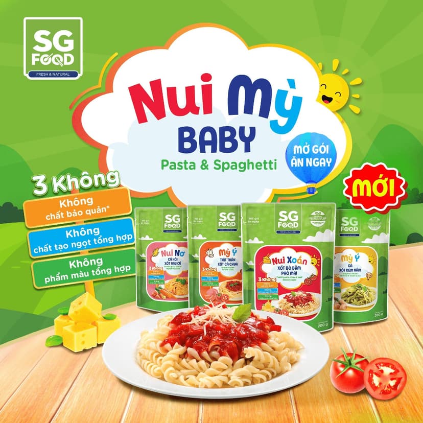 Ảnh Nui xoắn xốt bò bằm phô mai Sài Gòn Food 200g 4