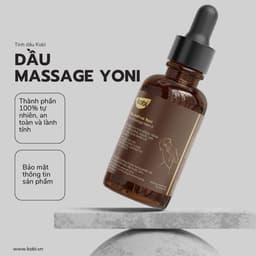 Thumbnail Dầu massage yoni body Kobi giúp cải thiện cảm xúc kéo dài cuộc yêu - 100ml 4