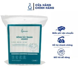Thumbnail Bông tẩy trang Likado 222 miếng 100% bông tự nhiên kích thước(5*6cm) 1