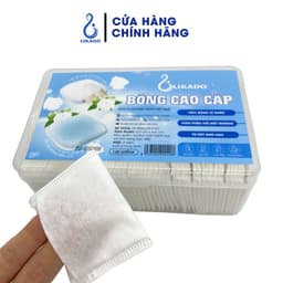 Thumbnail Bông tẩy trang Likado kích thước 5.5*6.5cm HỘP 120 MIẾNG 1