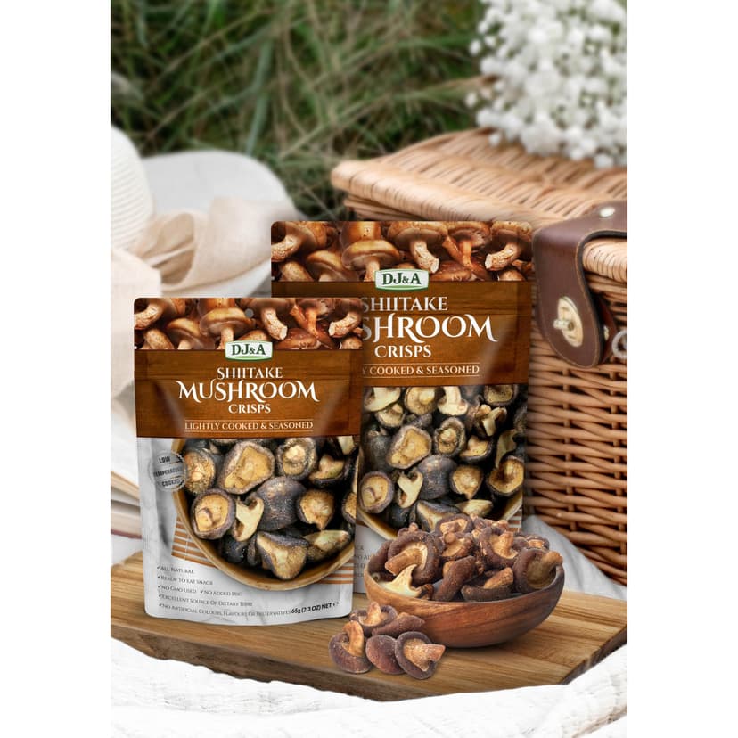 Ảnh Nấm sấy giòn ăn liền, rau củ quả & hạt sấy giòn DJ&A các loại - Nhập Úc date mới nhất T10/2025 1