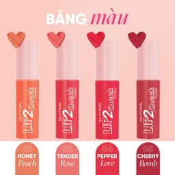 Thumbnail Son Kem Lì 2in1 Silkygirl Lip 2 Cheek Flush 3,8ML - Mua 1 tặng 1 1