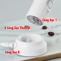 Thumbnail Máy tạo bọt cà phê, Sipanic đa năng đánh trứng tạo bọt cafe pin sạc tặng kèm giá đỡ 4