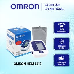 Thumbnail Máy đo huyết áp bắp tay tự động OMRON HEM 8712 - 01 bộ 1