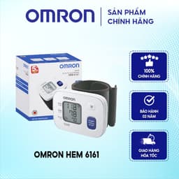 Thumbnail Máy đo huyết áp cổ tay tự động OMRON HEM 6161 - 01 bộ 1