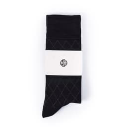 Thumbnail Tất Cổ Cao Mang Giày Tây, Quả Trám 3 Màu - Cotton Co Giãn Thấm Hút Tốt - Thương Hiệu Be Classy 2