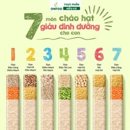 Thumbnail Hạt dinh dưỡng ONFOD cho bé ăn dặm làm sữa hạt ngũ cốc giảm cân granola yến mạch hạt điều macca chia 100g 3