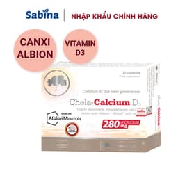 Thumbnail Canxi Chela Calcium D3-Thực phẩm bảo vệ sức khỏe hỗ trợ bổ sung canxi và D3 cho bà bầu, sau sinh 36.6gDate xa-Olimp labs 1