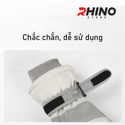 Thumbnail Găng tay lót lông cừu giữ ấm mùa đông chống gió Rhino G904 chống trượt đi xe máy, xe đạp cho nam nữ, 3