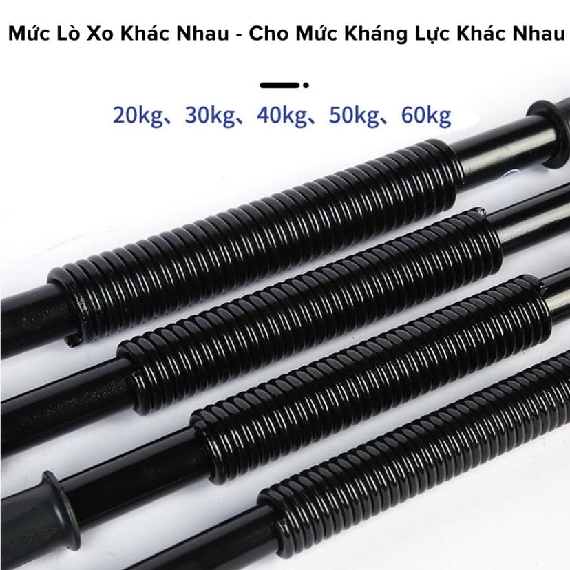 Ảnh Combo 3 Món Gậy Bẻ Lò Xo + Kìm Bóp Tay Đếm Số ECO + Dây Nhảy Lõi Thép Kháng Lực 20kg 30kg 40kg 50kg 60kg Hãng Amalife 4
