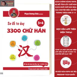 Thumbnail Sách - Sơ Đồ Tư Duy 3300 Chữ Hán Tập 34 - Từ Vựng Tiếng Trung Qua Hình Ảnh Và Sơ Đồ - Phạm Dương Châu - Kèm MP3 1