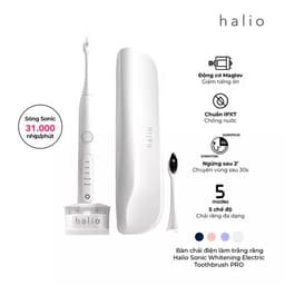 Thumbnail Bàn Chải Điện Halio Sonic Whitening Toothbrush Pro - Màu White Kèm Hộp Đựng 3
