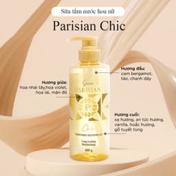 Thumbnail Sữa tắm Nước hoa Nữ Gennie Parisian 480ml hương thơm sang trọng, quyến rũ 2