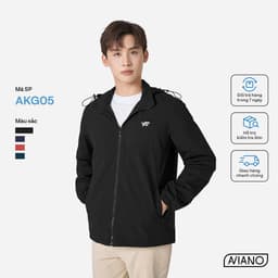 Thumbnail Áo Khoác Nam AVIANO Cao Cấp Chống Nước,Chống Gió, Kháng Bụi Tốt, Chống Nắng, Áo Khoác Gió Nam Có Mũ Tháo Rời Tiện Lợi 3