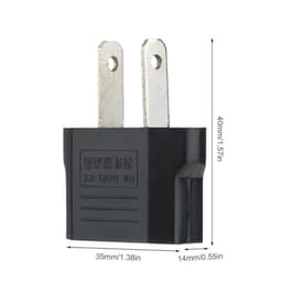 Thumbnail Phích Cắm - Taky, Chuyển Đổi Chân Dẹt Sang Chân Tròn, Đầu Chuyển Đổi Phích Điện Nhỏ Gọn, Tiện Dụng. 8601 4