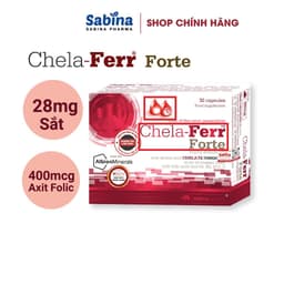Thumbnail Sắt Chela Ferr®  Forte -Thực phẩm bảo vệ sức khoẻ chứa sắt Ferrochel dạng Chelate cho bà bầu và sau sinh11,4g-Olimp Labs 1