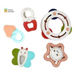 Thumbnail Hộp đồ chơi xúc xắc kết hợp gặm nướu 5 món cho bé Toyhouse 11532 1