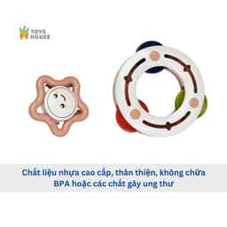 Thumbnail Hộp đồ chơi xúc xắc kết hợp gặm nướu 5 món cho bé Toyhouse 11532 3