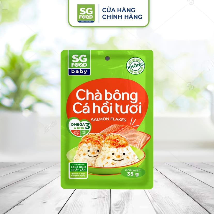 Ảnh Chà bông Cá hồi tươi ngon cao cấp SGFood 35g 2