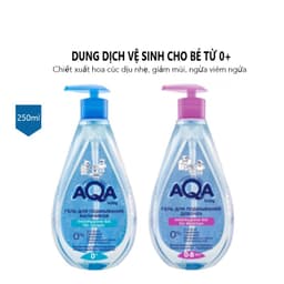 Thumbnail Dung dịch vệ sinh AQA BABY cho bé từ 0 đến 8 tuổi 250ml của Nga 1