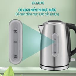 Thumbnail Ấm đun siêu tốc cao cấp Ecalite EK-G1723S (1.7L) 4