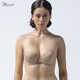 Thumbnail Áo Lót Nữ Nâng Vừa 1,5cm Gọng Mềm Không Tụt (Mustoto MA45) 1