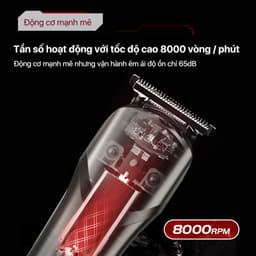 Thumbnail Tông đơ cắt tóc Enchen Beardo 2 tốc độ cao, lưỡi thép không gỉ, tặng 4 cử tạo kiểu - BH 6 tháng 4