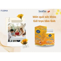Thumbnail Viên hỗ trợ giảm mỡ máu SaraFine Nhật Bản 80 viên, giúp giảm tình trạng gan nhiễm mỡ 1