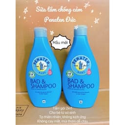 Thumbnail Sữa tắm gội Penaten chống cảm cúm Đức xanh dương 400ml 1