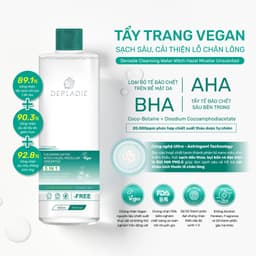 Thumbnail Nước Tẩy Trang Derladie Cleansing Water Witch Hazel 1