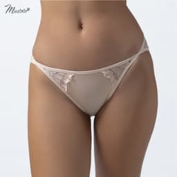 Thumbnail Quần Lót Nữ Trơn Lưng Thấp Phối Ren Gợi Cảm Thoải Mái (Mustoto MQ38) 2