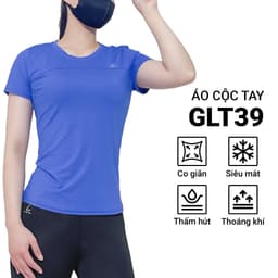 Thumbnail Áo cộc tay thể thao Gladimax Coolmax Slimfit T39 dáng slimfit, thoáng mát 1