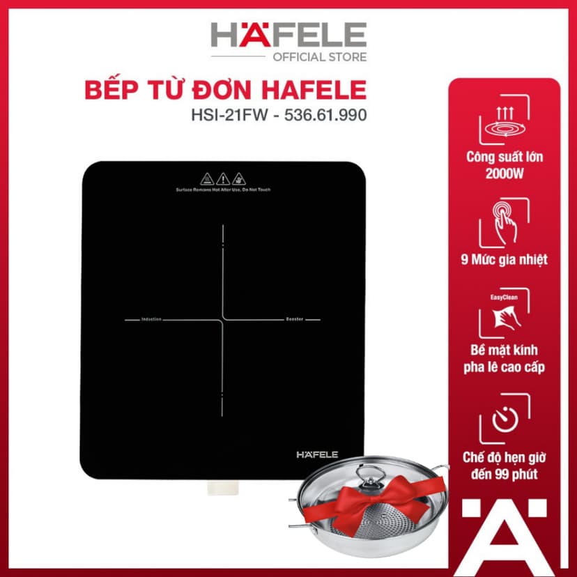 Ảnh Bếp từ đơn Hafele HSI-21FW - 536.61.990 1