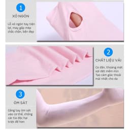 Thumbnail Găng tay chống nắng nam nữ Choobe bao tay đi phượt xỏ ngón vải co giãn tốt mát mẻ GT01 1