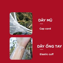 Thumbnail Áo Mưa Giá Ưa Đãi Áo Mưa Du Lịch Bỏ Túi Nhỏ Gọn Chất Liệu PE Dai Có Thể Tái Sử Dụng Nhiều Lần Cleacco AMTL Boro Sport 3