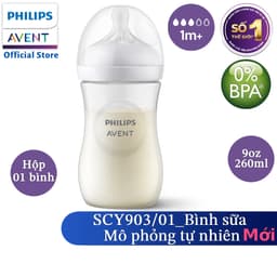 Thumbnail Philips Avent Bình sữa mô phỏng tự nhiên 260ml mới SCY903/01 SCY903/66 SCY903/67 4