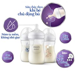 Thumbnail Philips Avent Bình sữa mô phỏng tự nhiên 260ml mới SCY903/01 SCY903/66 SCY903/67 2