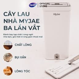 Thumbnail Bộ Lau Nhà MyJae Đài Loan Sợi Microfiber 2 Ngăn Tự Vắt Xoay 360 Độ 2