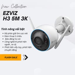 Thumbnail Camera IP WIFI EZVIZ H3 3K 5.0MP Siêu Nét, Phân Biệt Người/Xe , Đàm Thoại 2 Chiều 1