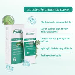 Thumbnail Gel Dưỡng Ẩm Chuyên Sâu ESUNVY chứa Hyaluronic (HA) Phục Hồi Da, Duy Trì Độ Đàn Hồi và Cải Thiện Lão Hóa tuýp 50G TMP043 1