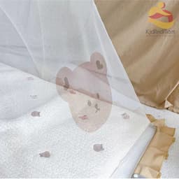 Thumbnail Màn chống muỗi cho bé màn chụp gấp gọn KidAndMom phong cách Hàn Quốc che chắn cho trẻ ngủ ngon 4