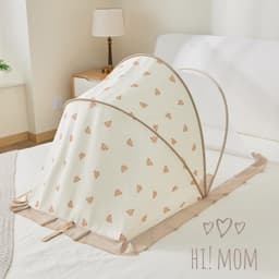 Thumbnail Màn chống muỗi cho bé màn chụp gấp gọn KidAndMom phong cách Hàn Quốc che chắn cho trẻ ngủ ngon 1