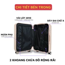 Thumbnail Vali kéo du lịch Kingsun T01 Combo(20+24) CAO CÂP Bảo hành 5 năm 4