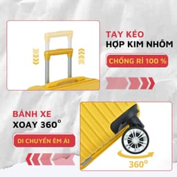Thumbnail Vali kéo du lịch Kingsun size 28inch KS218/KS219 Bảo hành 5 năm 4